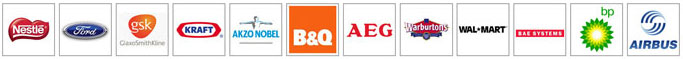 Logos of just some of the prestigious compainies that use armagard products