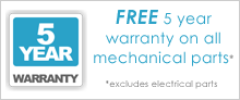 FREE 5 year warranty on all mechanical parts - lcd-enclosures by armagard