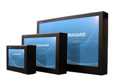 3 different sized LCD enclosures for protecting outdoor digital signage