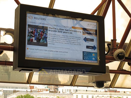 Digital Signage at a railway station